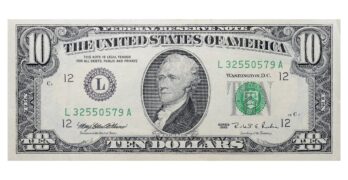 how many quarters are in 10 dollars