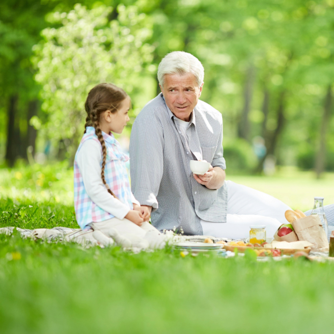 picnic grandkid