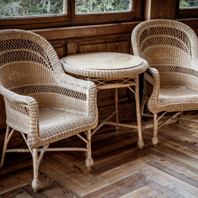 wicker furniture