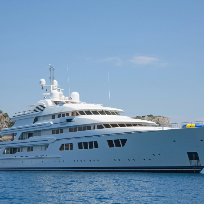 splurges lottery winner yacht