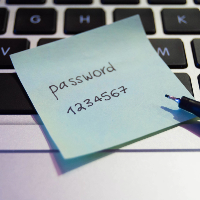 weak passwords