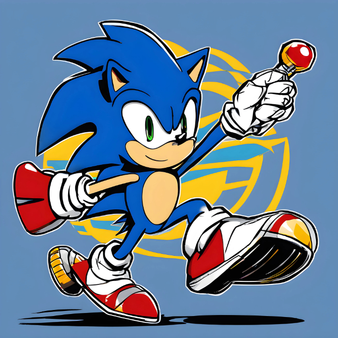 Sonic Retro Video Game