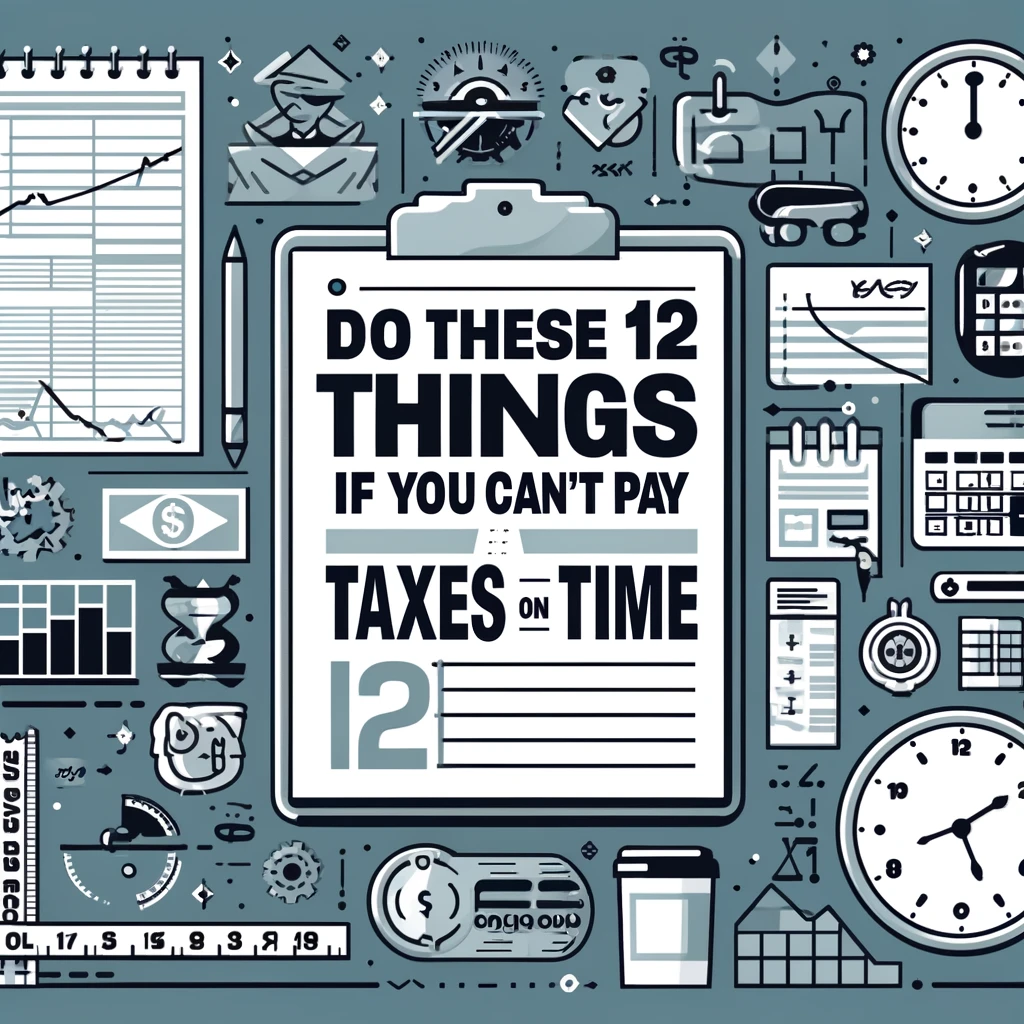 Can't Pay Taxes On Time