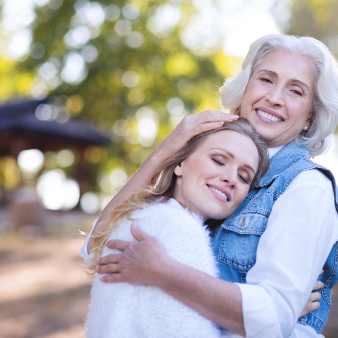 mother and daughter