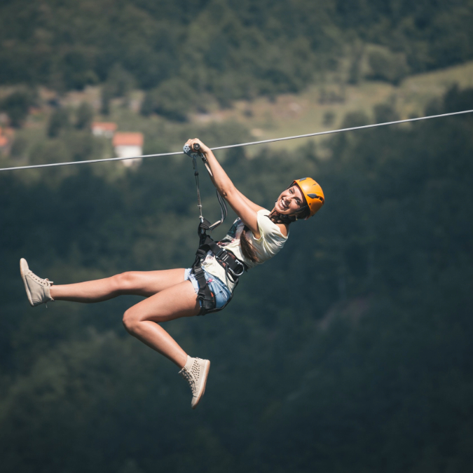 Ziplining