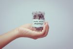save money for investment concept with filter effect retro vintage style