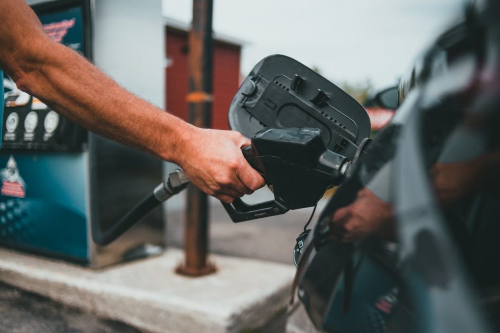 pumping gas