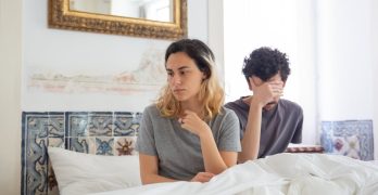 upset couple