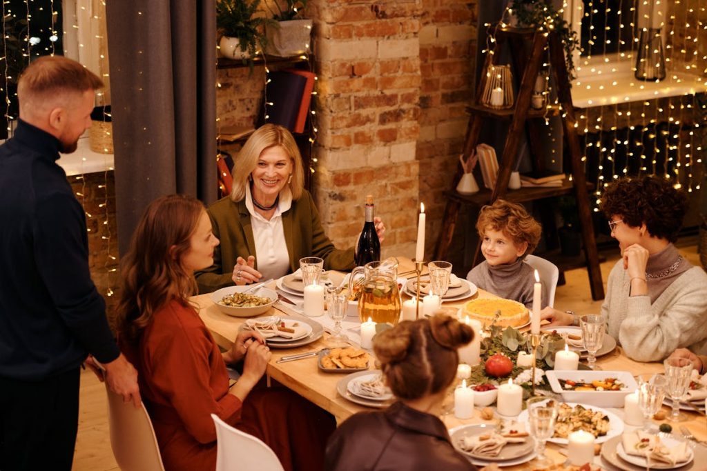 family at holidays