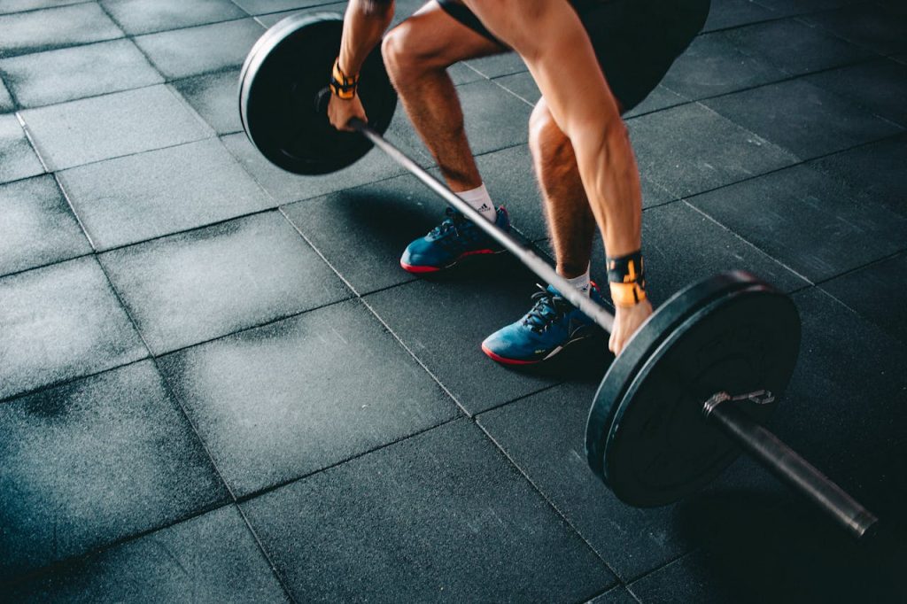man in gym
